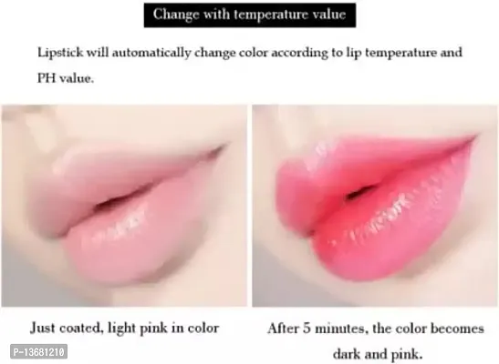 Wiffy Ultra Magic Change Temperature Mood Lipstick Moisturizer Jelly Flower Lipstick??(ORANGE, 3.6 ml)-thumb3