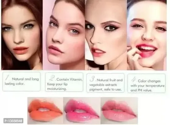 Wiffy ?JELLY COLOR CHANGE LIPSTICK GEL LIPSTICK TEMPERATURE COLOR CHANGING LIPSTICK??(RED, 3.6 g)-thumb2