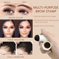 Natural Brows With Rich Hairline -Eyebrow And Hairline Powder Stamp-thumb1