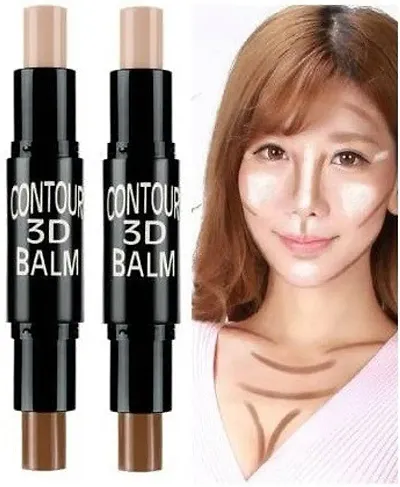 2 In 1 Contour And Highlighter Instant Waterproof Makeup Stick Concealer