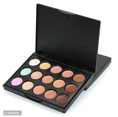 Concealer Palette 15 Shade In Palette Oily And Dry Skin Concealer-Multicolor,10 G