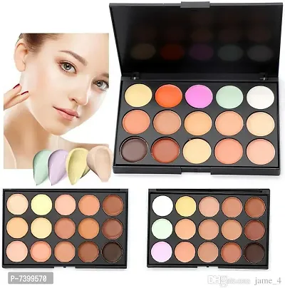 The Medium To Dark Shade 15 Colour Whitening Concealer Make Up Palette Concealer-thumb0