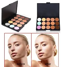 Professional Waterproof 15 Colours Contour Highlight Makeup Concealer Palette-thumb1