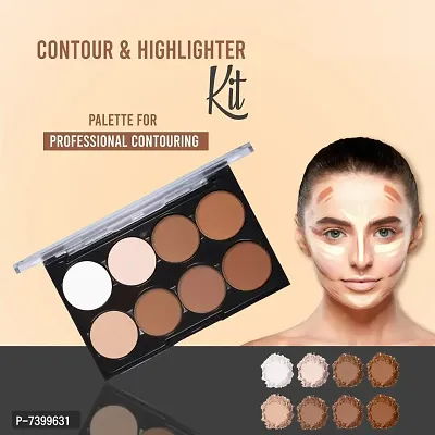3In1 Highlighter And Contour 8 Shades Concealer Palette Concealer-thumb2