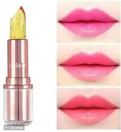 Wiffy ?jelly color change lipstick waterproof non transfer For all Skin type??(YELLOW, 3.6 g)