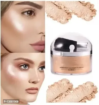 WIFFY?BEST QUALITY SHIMMERRY SHINE WHITENING SHIMMER LOOSE POWDER Highlighter (GOLDEN) Highlighter??(Gold)