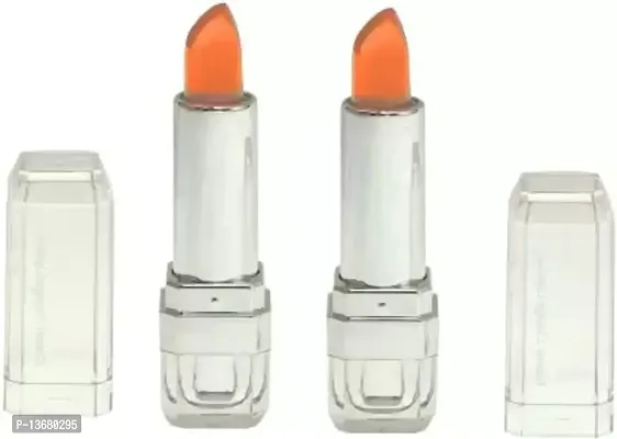 Wiffy ?Crystal Jelly Long-Lasting Magic instantly polished look Lipstick / lip LIPSTICK??(ORANGE, 6.6 g)