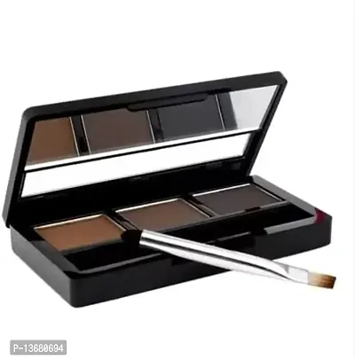 Wiffy ?MULTICOLOR MATTE FINISH 3 IN 1 EYEBROW PALETTE 20 g??(MULTICOLOR)