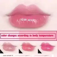 Wiffy CRYSTAL TRANSPARENT COLOR CHANGING JELLY MOISTURIZING LIPSTICK??(LIGHT PINK, RED, 7.2 g)-thumb2