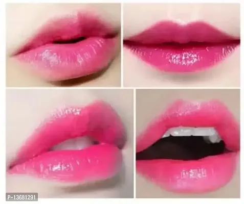 Wiffy Jelly Flower Long-Lasting Magic Instantly Polished Look Crystal temperature Changing Lipstick??(RED, 7.2 g)-thumb2