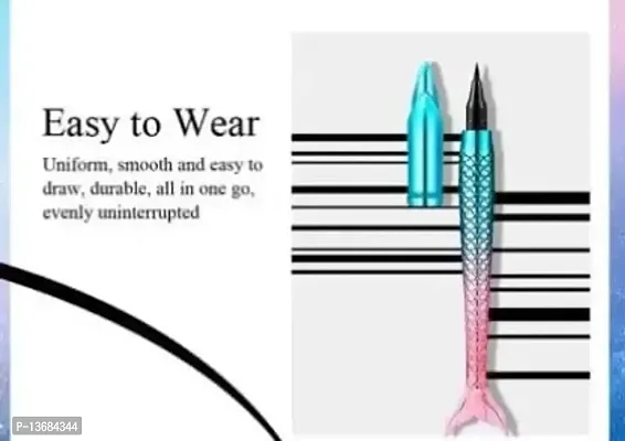 Wiffy ?FISH SHAPE WATERPROOF AND LONGLASTING PEN EYELINER PACK OF 1?