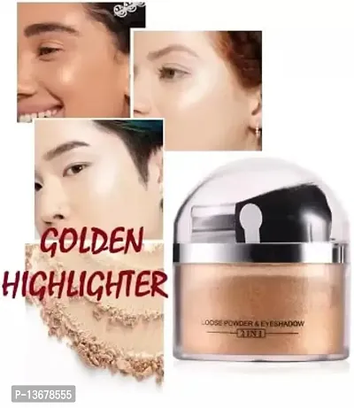 Wiffy ?Best New professional Shimmer Gold highlighter Highlighter??(Gold)