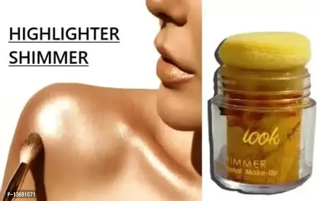 wIFFY ?HIGHLIGHTER WITH MUSHROOM BLENDER Highlighter (GOLDEN) Highlighter??(GOLDEN)