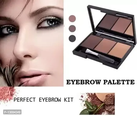 Wiffy 3 Color Waterproof Eye Shadow Eyebrow Powder Make Up