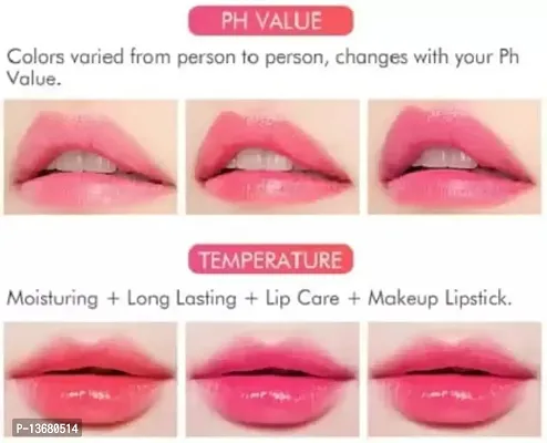 WIFFY Crystal transparent color change jelly moisturizing lipstick??(PINK, 3.6 g)-thumb3