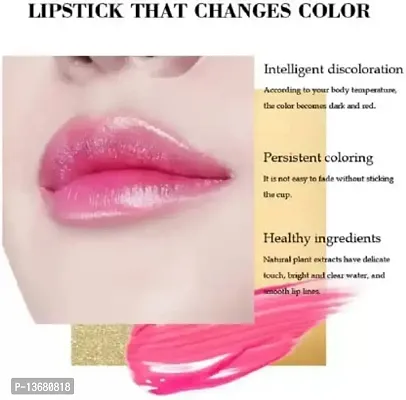 Wiffy ?Makeup Colour Changing Jelly Lipstick Waterproof Long Lasting??(Pink, 3.6 g)-thumb2