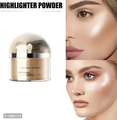 WIFFY?THE GOLD HIGHLIGHTER WHITENING SHIMMER LOOSE POWDER Highlighter??(GOLD)-thumb4