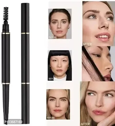 Wiffy Eye Brow Shaper Water Proof & long lasting Black Eyebrow Pencil??(BLACK)PACK OF 1