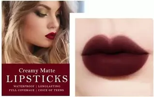 Wiffy ?Kiss Proof & Smudge Proof Lip Shape Coffee color Lipstick??-thumb1