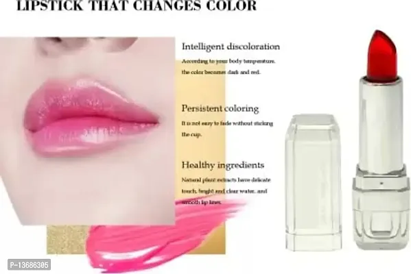 NEW JELLY RED COLOR CHANGING LIPSTICK LIP MAKEUP??