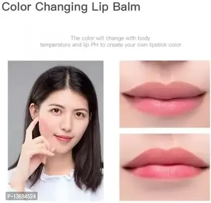 Crystal transparent color change jelly moisturizing lipstick-thumb3