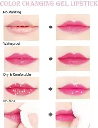 Wiffy Crystal transparent color change jelly moisturizing lipstick??(PINK, 3.6 g)-thumb1