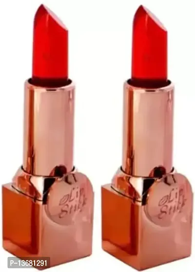 Wiffy Jelly Flower Long-Lasting Magic Instantly Polished Look Crystal temperature Changing Lipstick??(RED, 7.2 g)