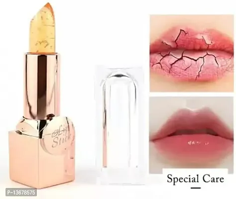 Wiffy 100 % Color Changing Jelly Lipstick Moisturizing Transparent Lipstick??(YELLOW, 3.6 g)