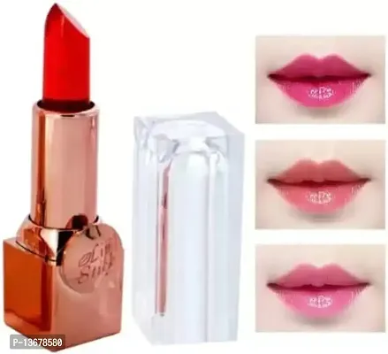 Wiffy Temperature Mood Lipstick Moisturizer Jelly Flower Lipstick??(RED, 3.6 g)-thumb0