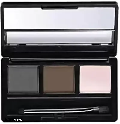 Wiffy ?Long Lasting Makeup Palette Waterproof 3 Colors Cosmetic Eyebrow Pallet 1 g??(MULTICOLOR)-thumb3