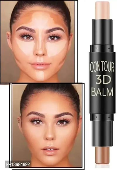 PROFESSIONAL DUAL TIP CONTOUR & HIGHLIGHTER STICK Concealer PACK OF 1