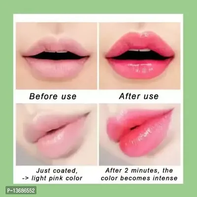 ?Crystal transparent color change to pink jelly moisturizing lipstick?-thumb2