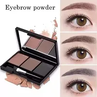 Wiffy ?Eyebrow Powder Cake with brush Brow Palette Waterproof?-thumb2