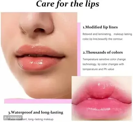 Wiffy COLOR CHANGING ACCORDING TO LIP TEMPERATURE GET PINK LIPS LIPSTCK??(PINK, 14.4 g)-thumb4