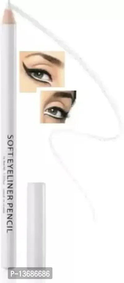 WIFFY ?New Professional Care Smudge Proof & Water Proof White Pencil Kajal?