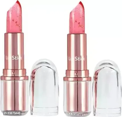 Wiffy MAGIC COLOR CHANGING LIP JELLY PIGMENTED LIPSTICK PACK OF 2??(PINK, 7.2 g)