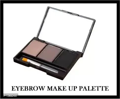 Wiffy BEST SMOKEY EYS MAKEUP FOR 3 IN 1 EYEBROW PALETTE-thumb0