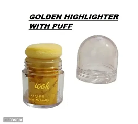 wIFFY ?MAKEUP GOLDEN HIGHLIGHTER POWDER 10 G Highlighter (GOLDEN) Highlighter??(GOLDEN)