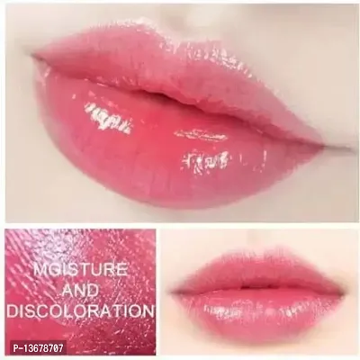 Wiffy ?Crystal transparent color change jelly moisturizing lipstick??(PINK, 3.2 g)-thumb3