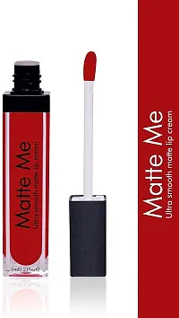 Wiffy Matte Me Non transfer Liquid Lipstick (Russian Red, 6ml) PACK OF 2-thumb2