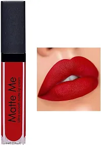 Wiffy Matte Me Non transfer Liquid Lipstick (Russian Red, 6ml) PACK OF 2-thumb1