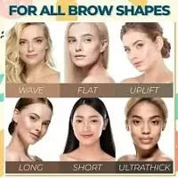 Wiffy PERFACT BEAUTY PRODUCT EYEBROW AND HAIR LINES STAMP PACK OF 1 10 g??(BROWN)-thumb2