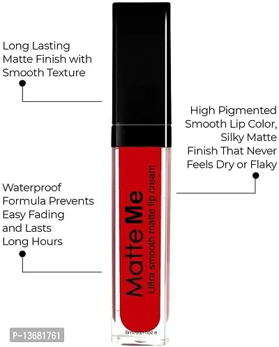 Wiffy Non Transfer Waterproof Long-lasting Liquid Matte me Lipstick-thumb3