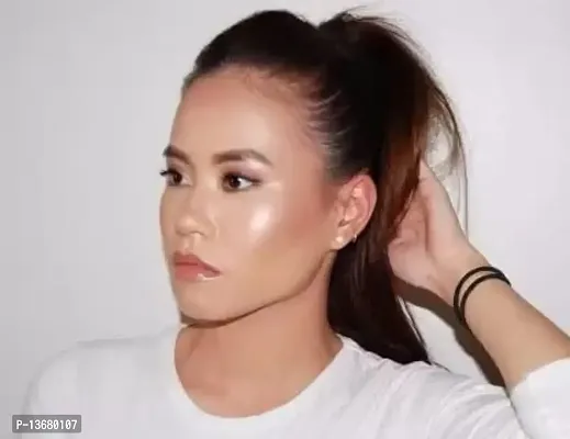 Wiffy ?Highlighter Powder Body Glitter Face Pearly Highlights Shimmer Highlighter??(GOLDEN)-thumb2