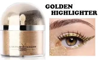 Wiffy ?GOLDEN SHIMMER GLITTER LOOSE HIGHLIGHTER POWDER Highlighter??(GOLDEN)-thumb1