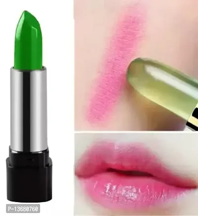 Wiffy Crystal Transparent color change jelly moisturizing lipstick??(GREEN, 3 g)