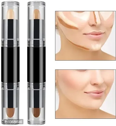 Wiffy 2IN1 Contour And Highlighter Instant Waterproof Makeup Stick Concealer