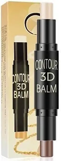 2 IN 1 Contour And Highlighter Instant Waterproof Makeup Stick Concealer PACK OF 1-thumb1