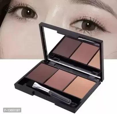 Wiffy Eyebrow Powder with brush Palette-10g 10 g??(MULTICOLOUR)