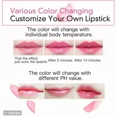 New Color Changing Flower Jelly Lipstick Waterproof Transparent Lips-thumb2